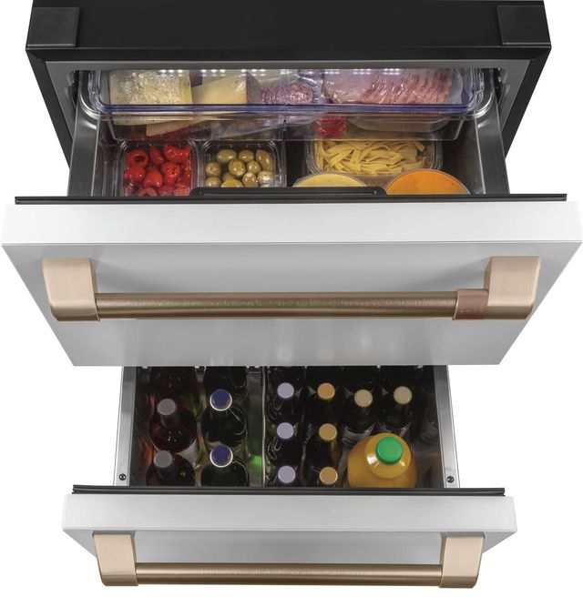 Café™ 5.7 Cu. Ft. Matte White Refrigerator Drawers-4