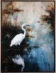 StyleCraft Egret In Lake Wall Art-0