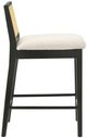 Armen Living Tobias Black/White Counter Stool-3