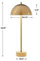 Uttermost® Dunham Brass/Travertine Buffet Lamp-2