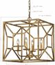 Forty West Harry Gold 4-Light Chandelier-1