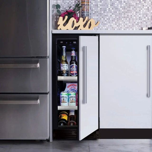 XO 15" 3.3 Cu. Ft. Panel Ready Undercounter Beverage Center with Right Hinge Solid Door-2