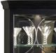 Pulaski™ PFC Oxford Black Corner Curio-1
