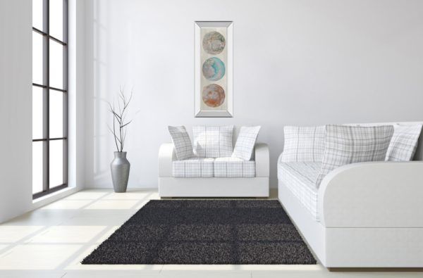 Classy Art Planet Trio Il by Alicia Ludwig Mirrored Frame Wall Art-2