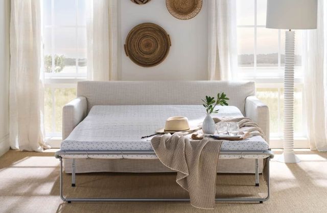 Rowe® Customizable Sylvie 68" Two Cushion Full Slipcovered Serenity Sleeper-1