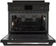 Induction Hardware 36" Black Stainless Steel Pro Style Induction Range-1