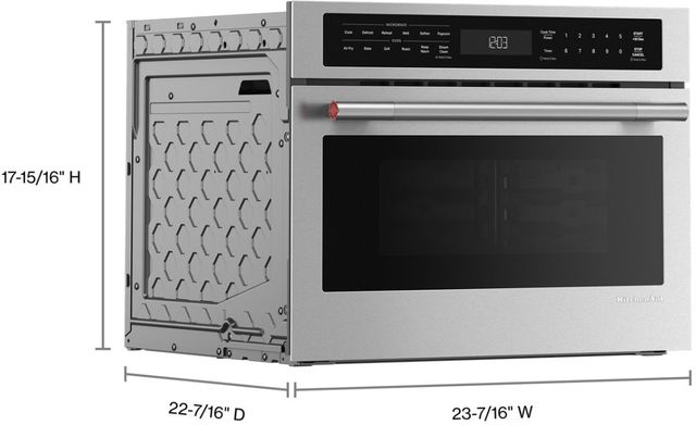 KitchenAid® 1.8 Cu. Ft. PrintShield™ Stainless Steel Built-In Microwave-1