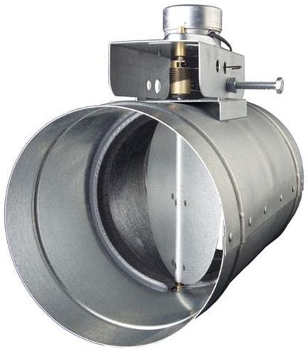 Best® 8" Automatic Make-Up Air Damper-0