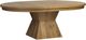 Four Hands Leif Aged Natural Round Extension Dining Table-0