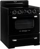 Unique Appliances Classic Retro 30" Midnight Black Slide-In Induction Range-1