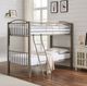 Powell® Heavy Metal Pewter Full Over Full Bunk Bed-1