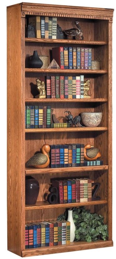 Martin Furniture Huntington Wheat 84" Open Bookcase-0
