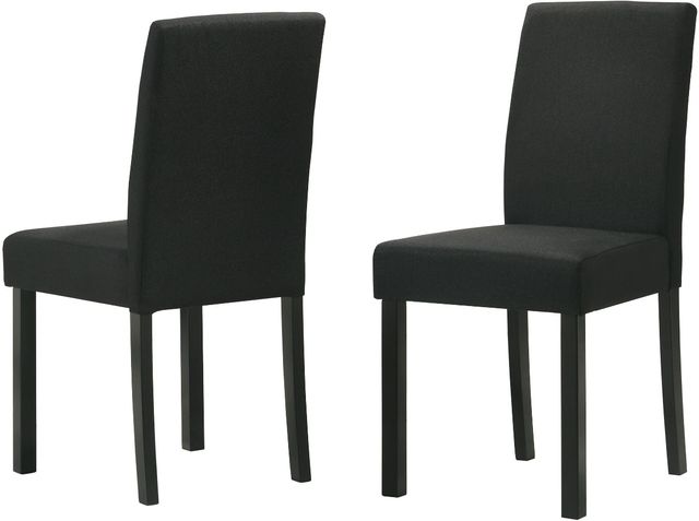 Crown Mark Resia Black Dining Chair-3