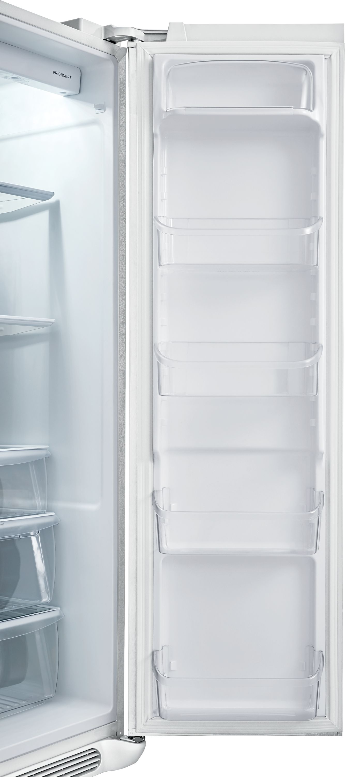 Frigidaire® 25.5 Cu. Ft. Pearl White Standard Depth Side by Side