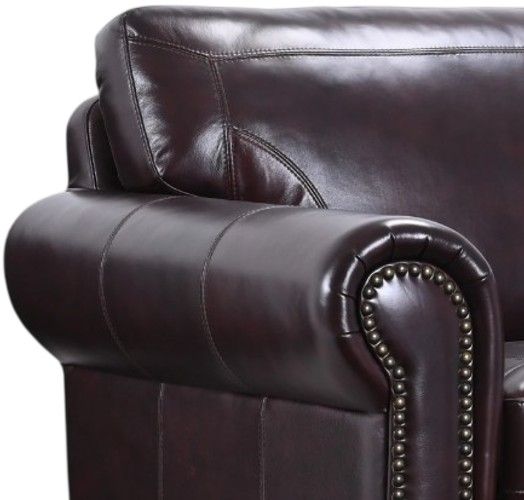 Porter International Designs Cassidy Burgundy Sofa-1