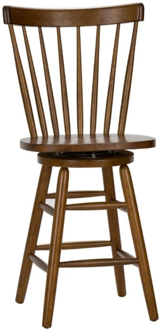 Liberty Furniture Creations II Tobacco 24" Swivel Counter Chair-0