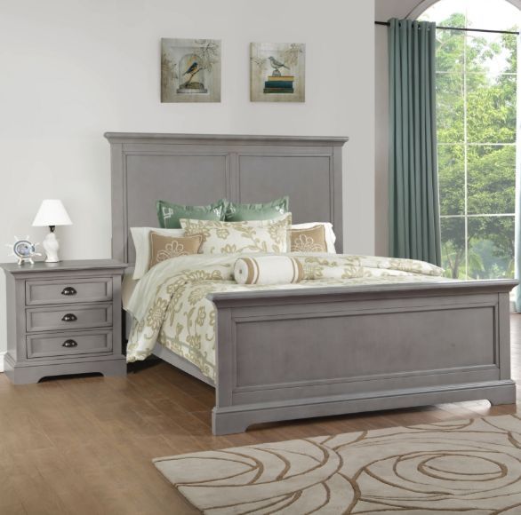 Winners Only® Tamarack Gray Nightstand-1