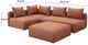 TOV Furniture Hangover 4-Piece Red Modular Chaise Sectional-2