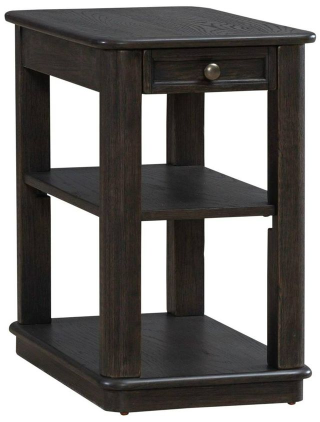 Liberty Furniture Wallace Aged Oak Chairside Table-0