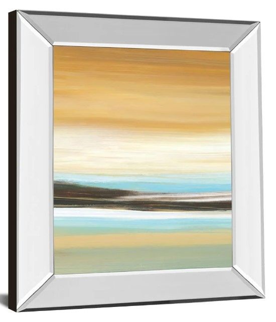 Classy Art Horizons Il By Tesla Mirror Framed Wall Art-0