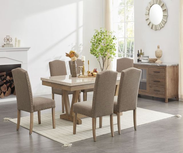 Signature Design by Ashley® Kodatown Brown Wire-Brushed Dining Table-0