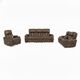 Manwah Cocoa Zero Gravity Power Reclining Console Loveseat-0