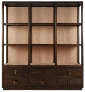 Bramble Customizable Cohan 6-Drawer Open Cabinet-1