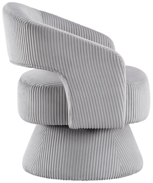 Homelegance® Upton Gray Swivel Chair-3