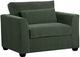 American Wholesale Furniture Cassian Pine Green Chair and a Half-0