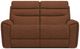La-Z-Boy® Soren Cognac Leather Reclining Loveseat-1
