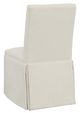 Fairfield® Customizable Entree Dining Tufted Straight Short Back Skirted Dining Side Chair with Tobacco Legs-3