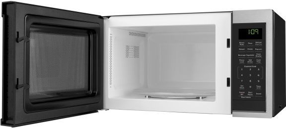 GE® 0.9 Cu. Ft. Stainless Steel Countertop Microwave-1