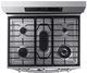 Samsung 30" Fingerprint Resistant Stainless Steel Freestanding Gas Range-4