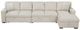 Homelegance® Pompano 3-Piece Beige Right-Arm Facing Sectional with Chaise-2