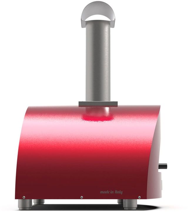 Alfa Moderno 2 Pizze 38" Ruby Red Wood Pizza Oven-3