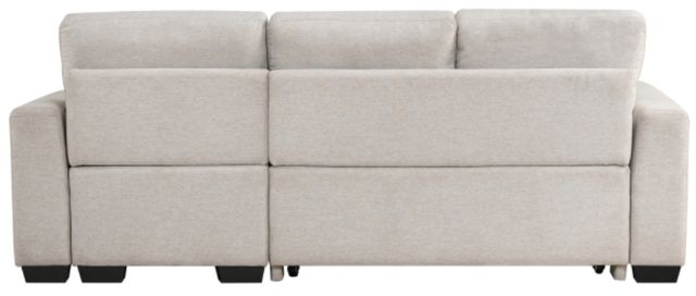 Homelegance® Convene 2-Piece Light Gray Sectional with Reversible Chaise and Pull-out Bed-4