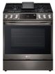 LG 30" Black Stainless Steel Slide In Gas Range-0