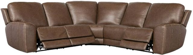 Hooker® Furniture SS Torres 5-Piece Sorrento Mocha Torres Power Reclining Sectional with Power Headrest-1