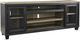 Signature Design by Ashley® Foyland Black/Brown TV Stand with Fireplace Option-0