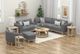 Emerald Home Maeve 4-Piece Gray Console Sectional-1