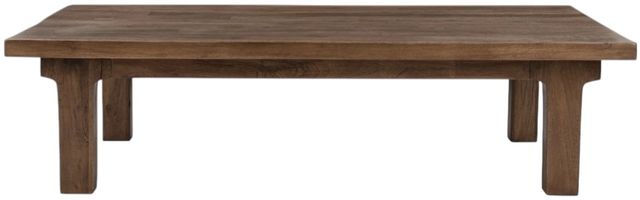 Classic Home Carmel Earthy Terra Rectangle Coffee Table-1