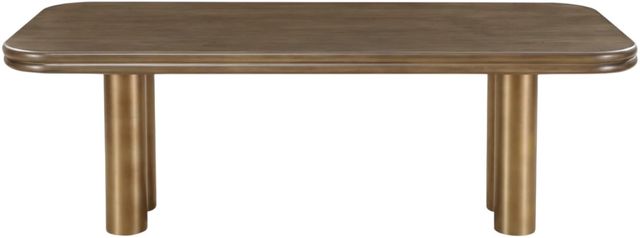 Modus Furniture Mataranka Bistre Dining Table with Brushed Gold Base-2