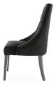 VIG Furniture A&X Charlotte 2-Piece Black Velour Dining Chair Set-3
