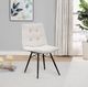 Coaster® Aiken 4-Piece Saddle Stone White Upholstered Dining Side Chair-1