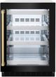 ZLINE Autograph Edition Touchstone 5.2 Cu. Ft. Stainless Steel Beverage Center with Black Stainless Steel Glass Door and Champagne Bronze Handle-0