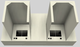 Vent-A-Hood® 48" Biscuit Contemporary Wall Mounted Range Hood-2