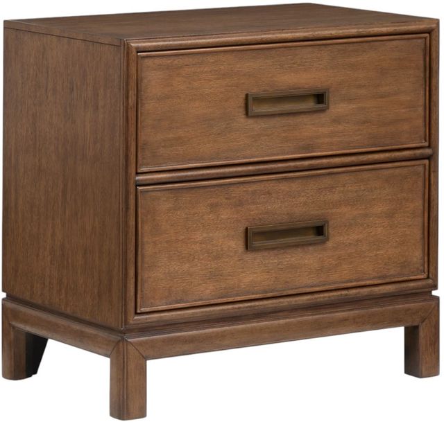Magnussen Home® Ridgefield Russet Brown Drawer Nightstand-0