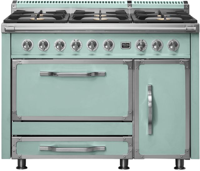 Viking® Tuscany 48" Splash Pro Style Dual Fuel Range-0