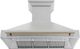ZLINE Autograph Edition 48" Satin Stainless Steel Wall Mounted Range Hood with Champagne Bronze Handle-4