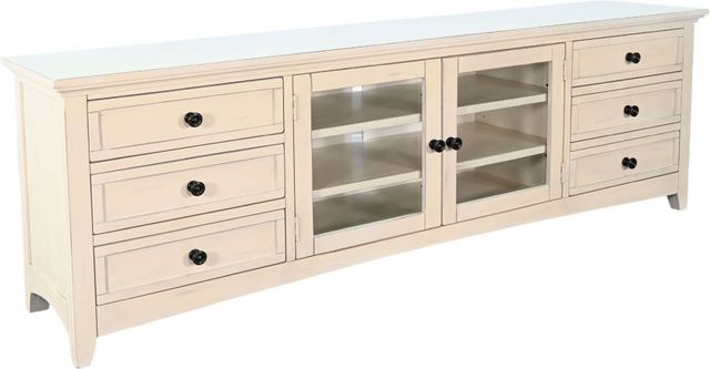 Sunny Designs™ Taylor Marble White 82" Media Console-0